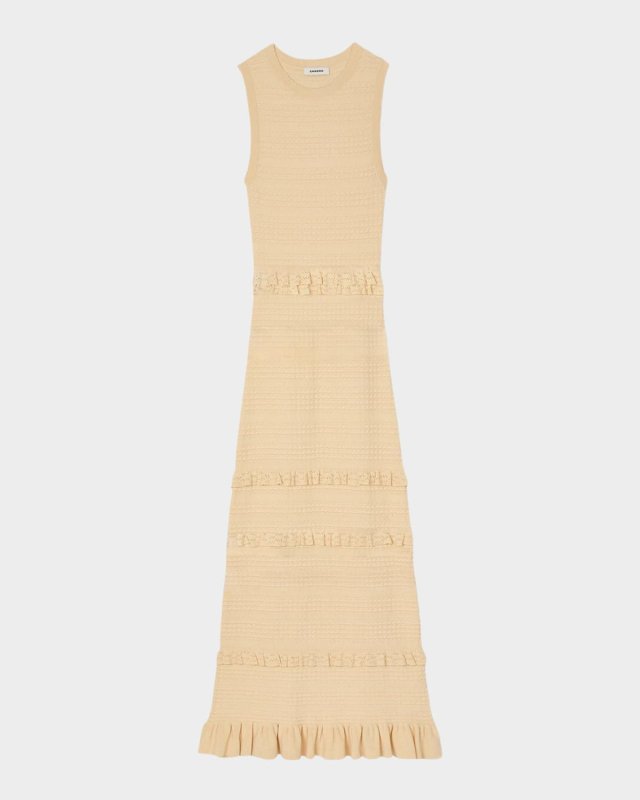 Salma Textured Maxi Dress